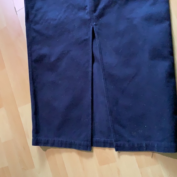 Lauren Jeans Co denim long skirt 8 - Picture 5 of 9